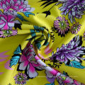 84 nylon 16 spandex shiny 4 way stretch printed bathing suit fabric wholesale